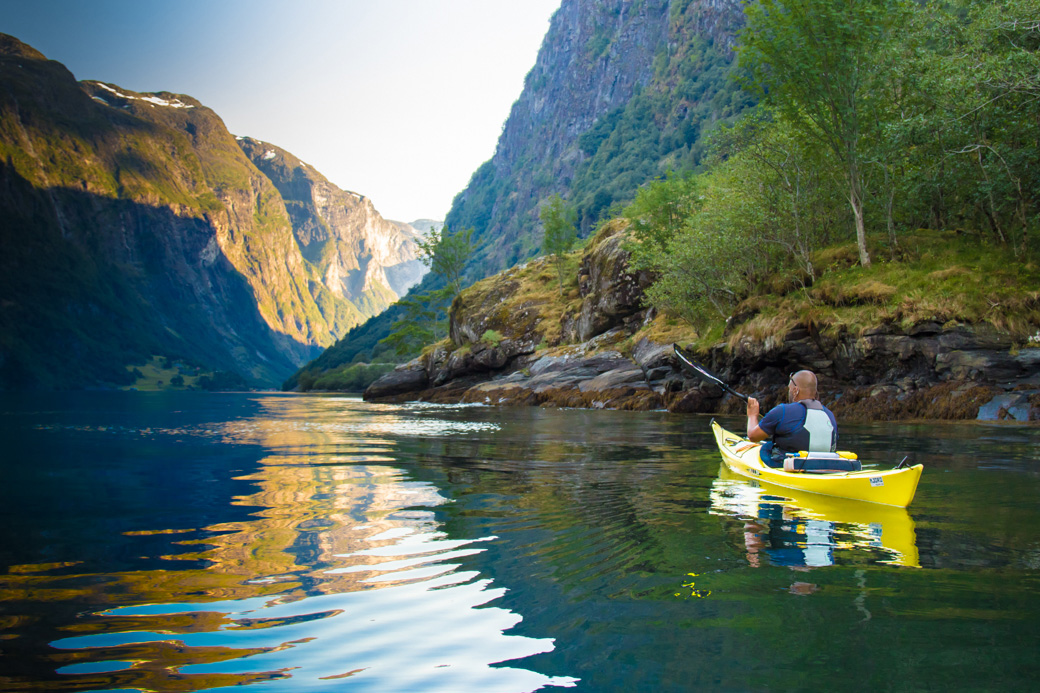 Kayaking Nærøyfjord