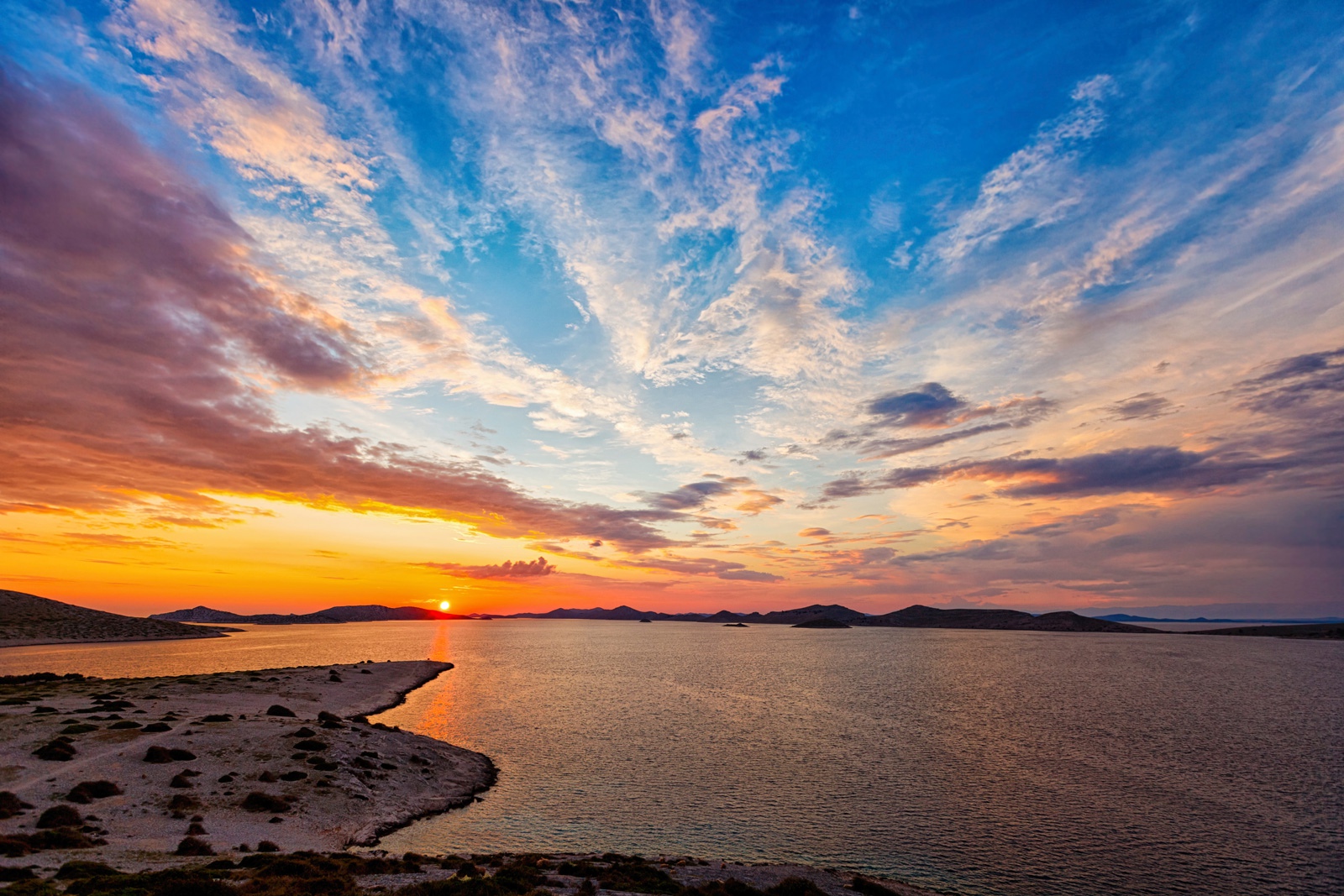 Sunset Over the Kornati Archipelago 