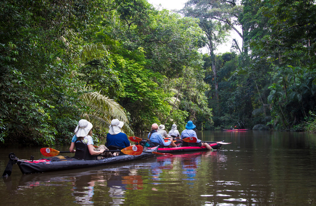 Amazon Kayaking tours - a kayak Lodge to Lodge Adventure