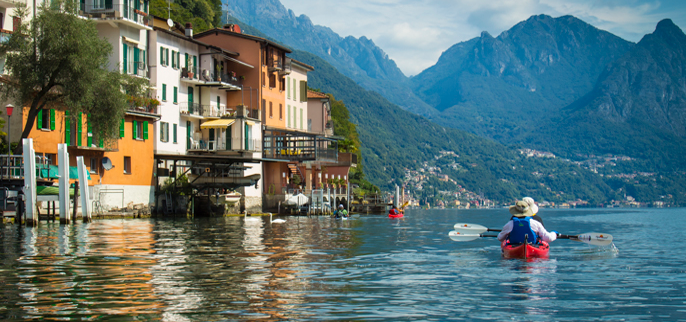Italy - Kayaking the Italian Lake District 