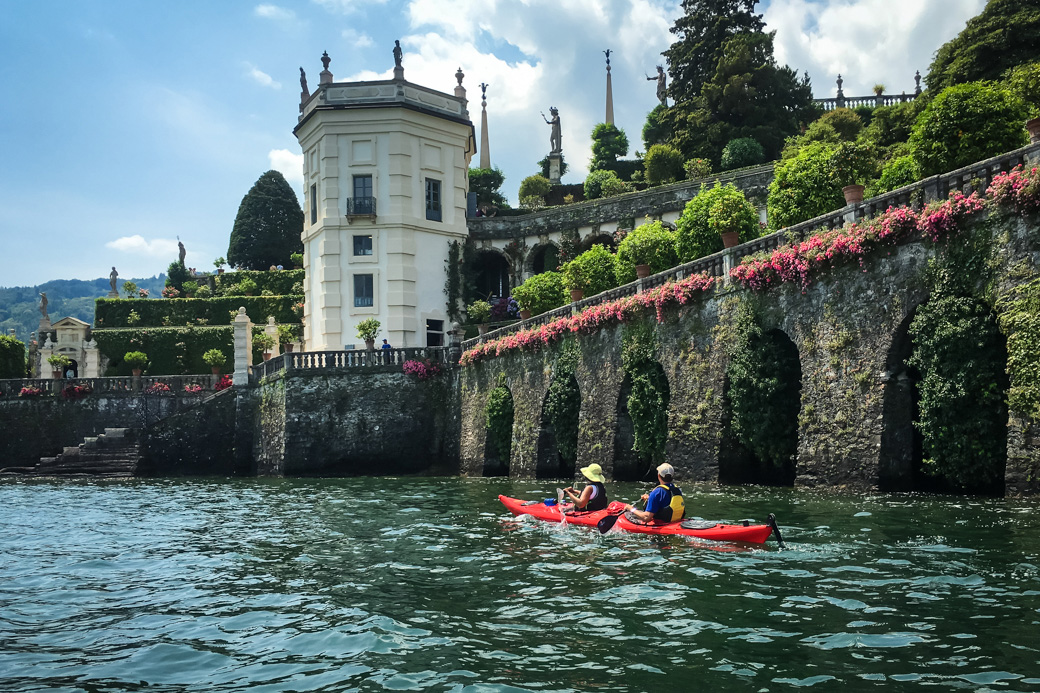 Italy Kayaking Tours -  Isola Bella, Borromeo Islands, Lago Maggiore