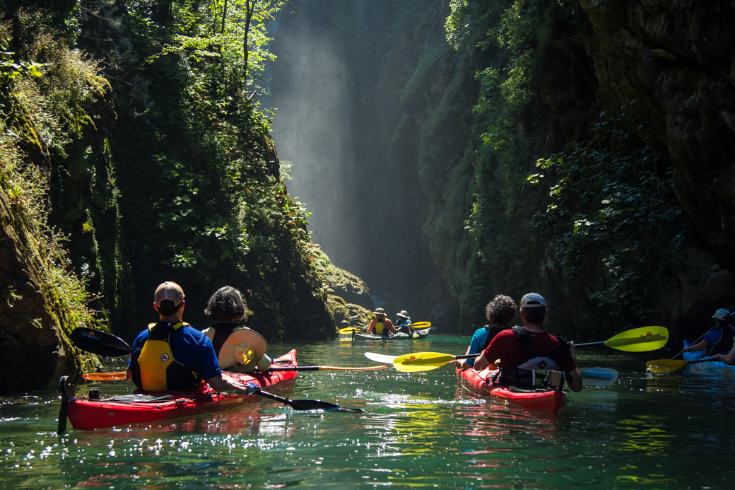 Italy Kayaking- Nesso Waterfall, Lago Como