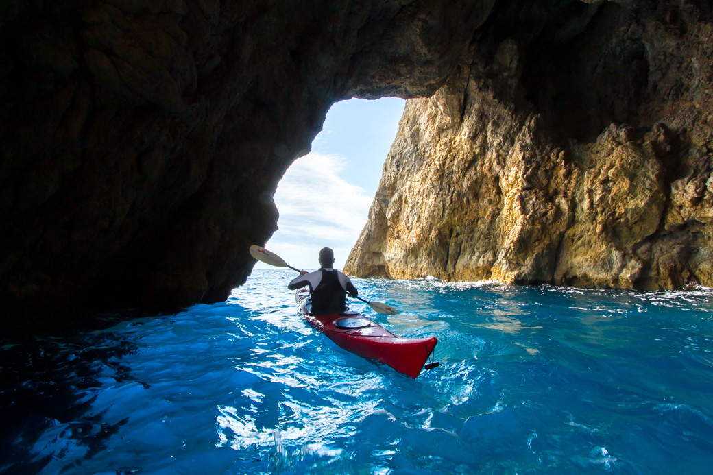 Sea Cave Kayaking Tuscany Tour Monte Argentario