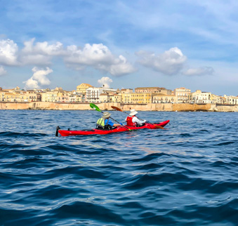 Kayaking Sicily