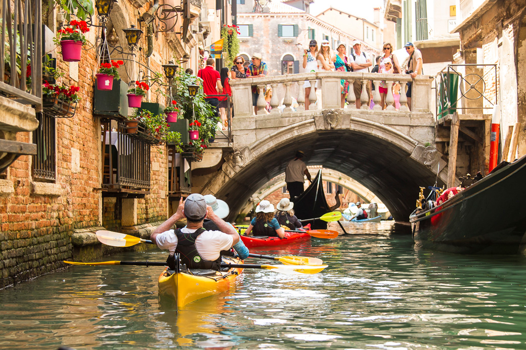 Venice from the Water by Kayak
