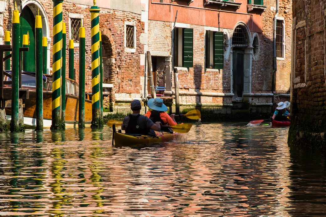 Kayaking the Venice Canals Beautiful Reflections