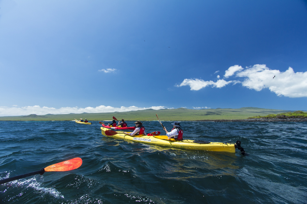 Kayaking the Galapagos islands