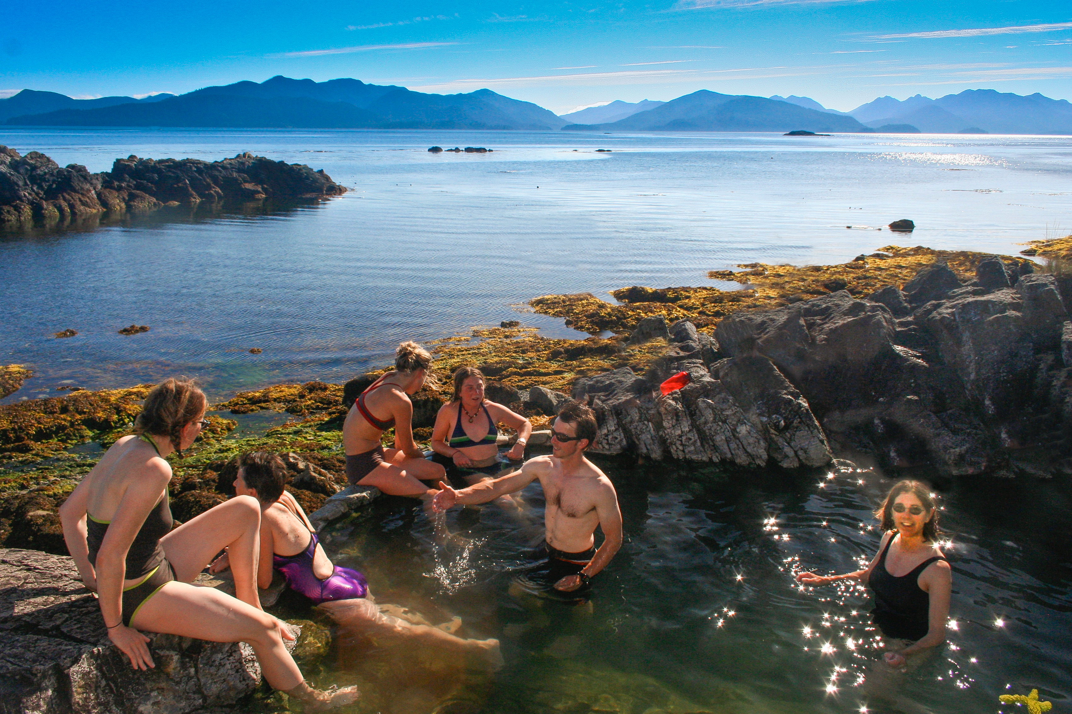 The vista from Hotspring Island
