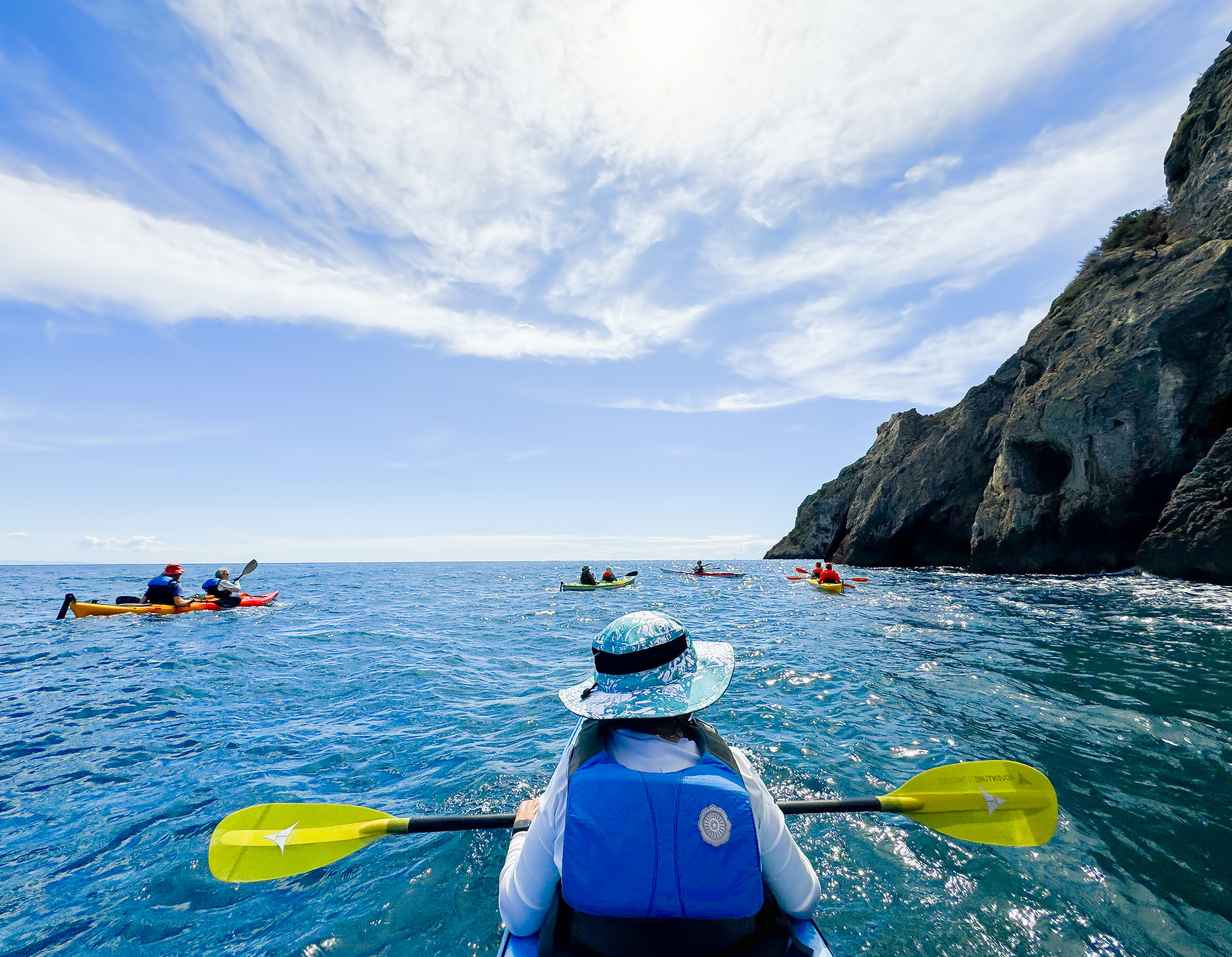 Italy sea kayaking tour Tuscany and Marche Two Seas
